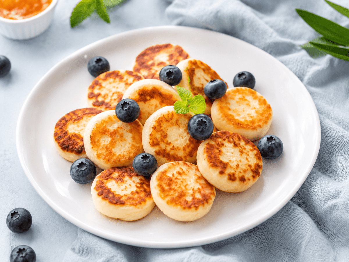 Cottage cheese-pannekaker med kollagen - Oriwell