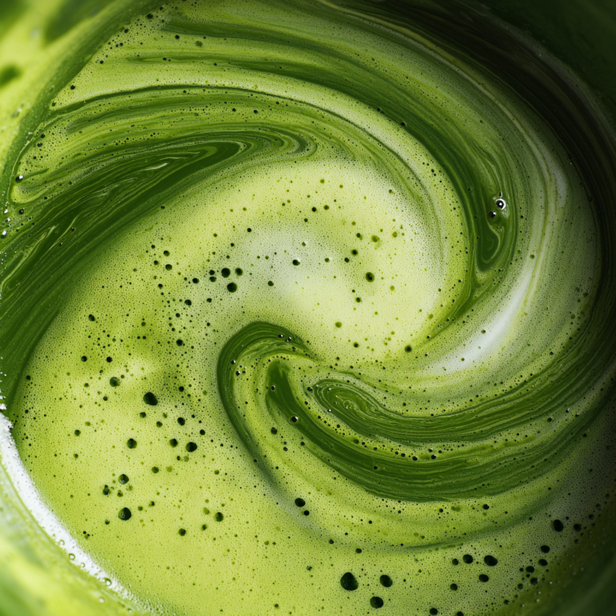 Matcha Latte med Kollagenpulver
