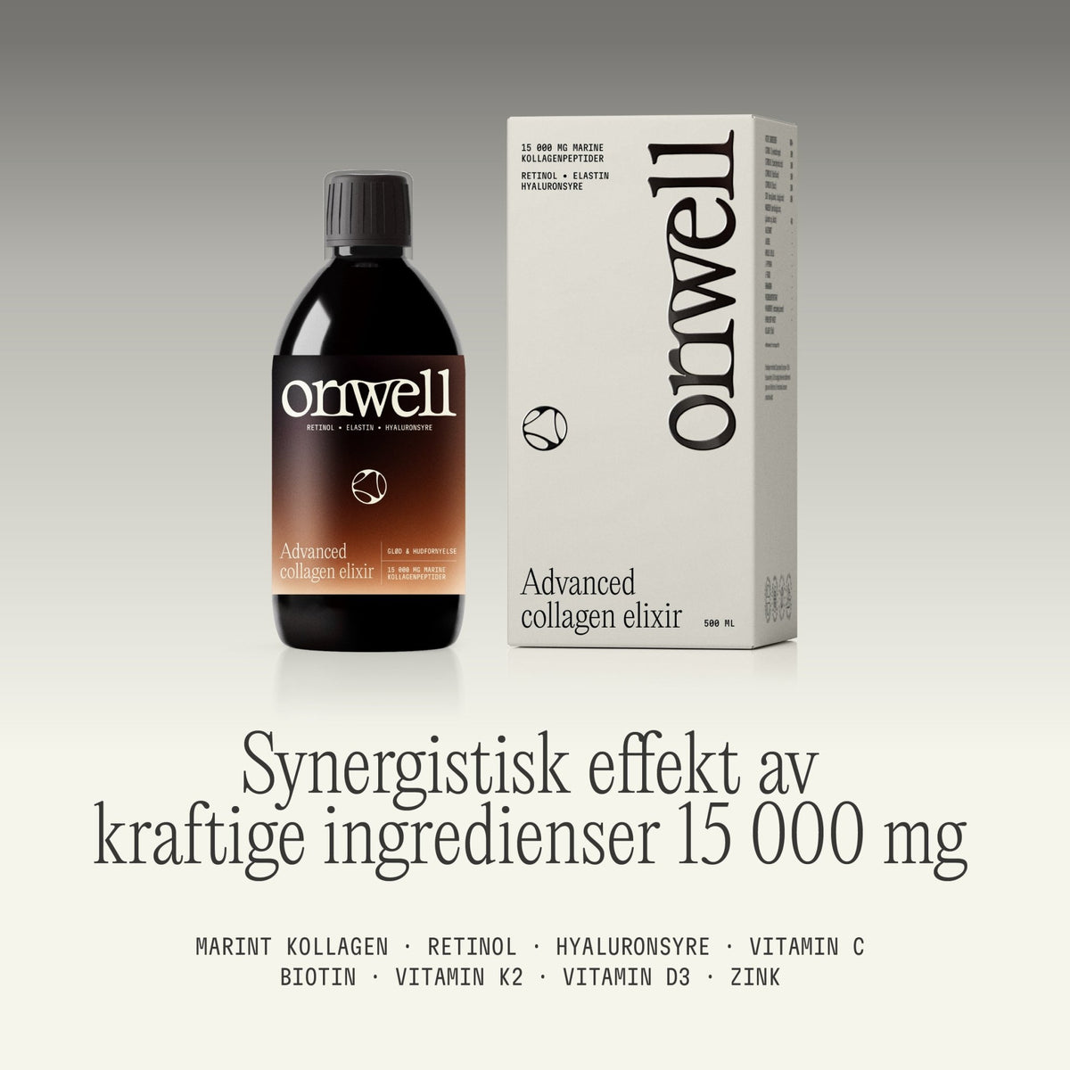 Fordeler og aktive ingredienser i Advanced Collagen Elixir