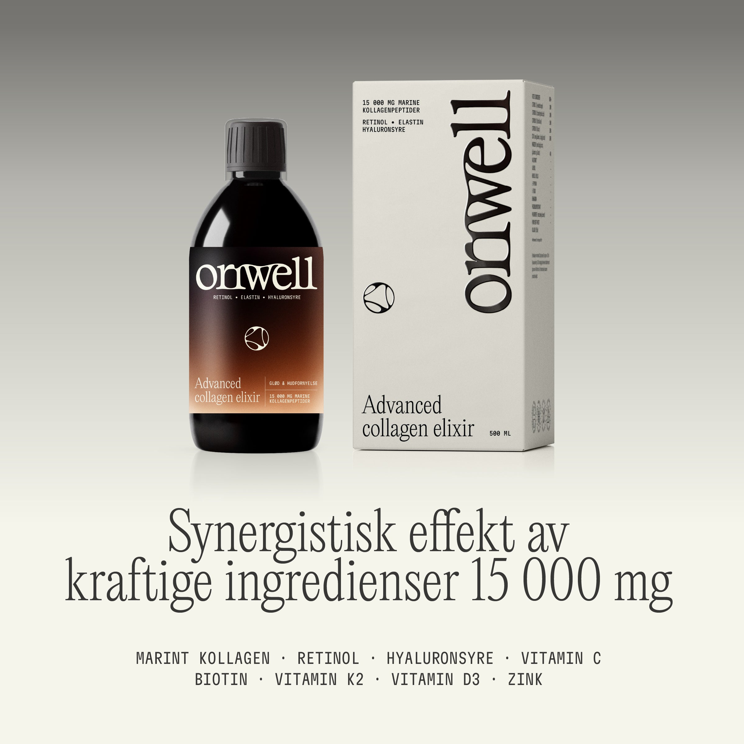 Advanced Collagen Elixir - Marin Kollagendrikke 