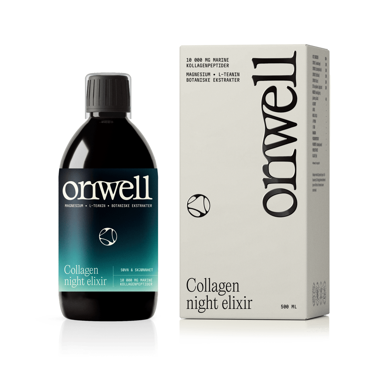 Collagen Night Elixir – flytende marint kollagen fra Oriwell
